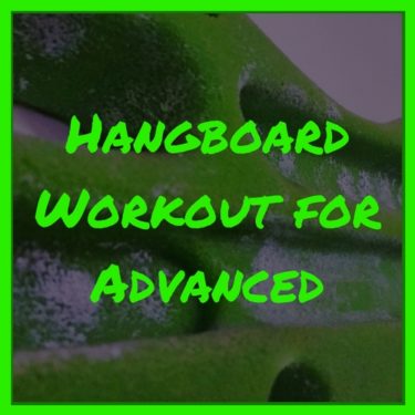 Hangboard advanced